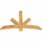 Ekena Millwork Alberta Rough Sawn Timber Gable Bracket, Western Red Cedar, 48"W x 32"H x 2"D x 4"F, 16/12 Pitch GBW048X32X0204ALB00RWR - alternate 3